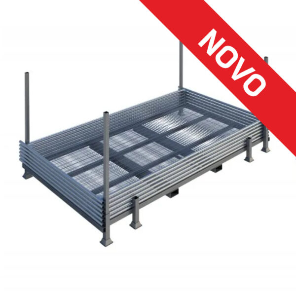 Paleta za skladištenje i transport gradilišne ograde, horizontalna
