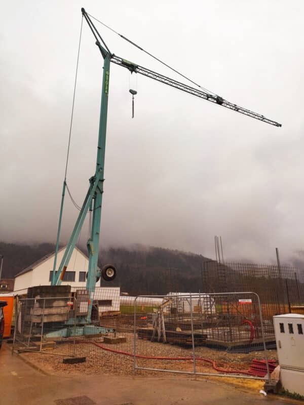 CATTANEO CM73, samopostavljivi gradbeni žerjav
