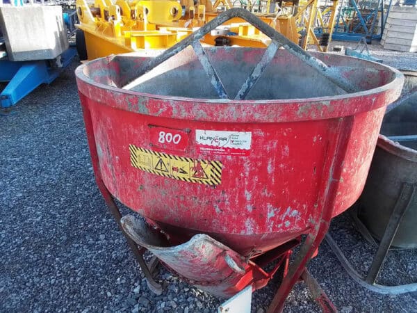 Posoda za beton, 800 L