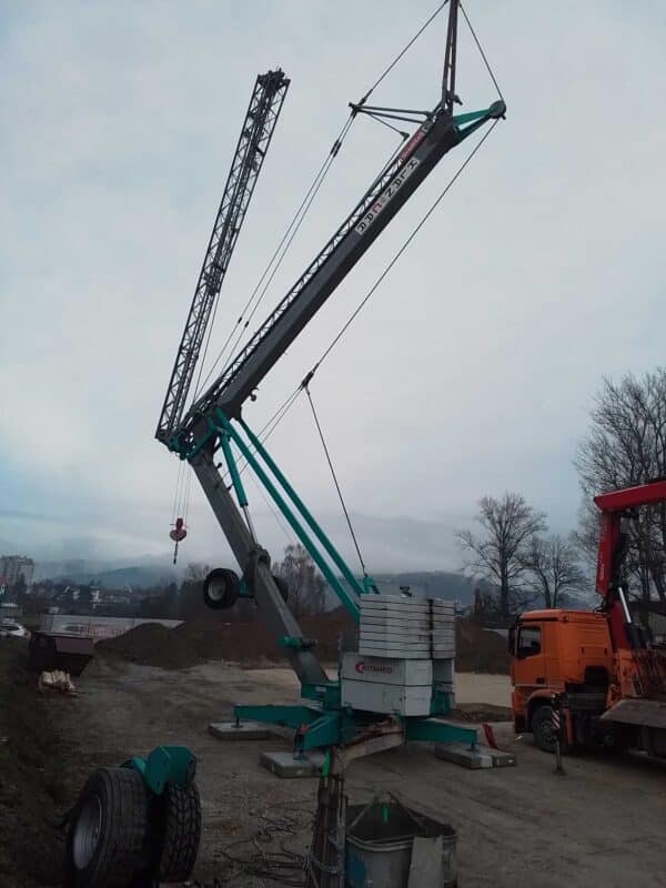 Cattaneo CM75A, brzomontažna građevinska dizalica - Slika 2