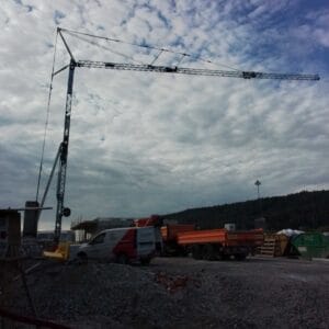 Terex CBR 40H-4, brzomontažni građevinski kran