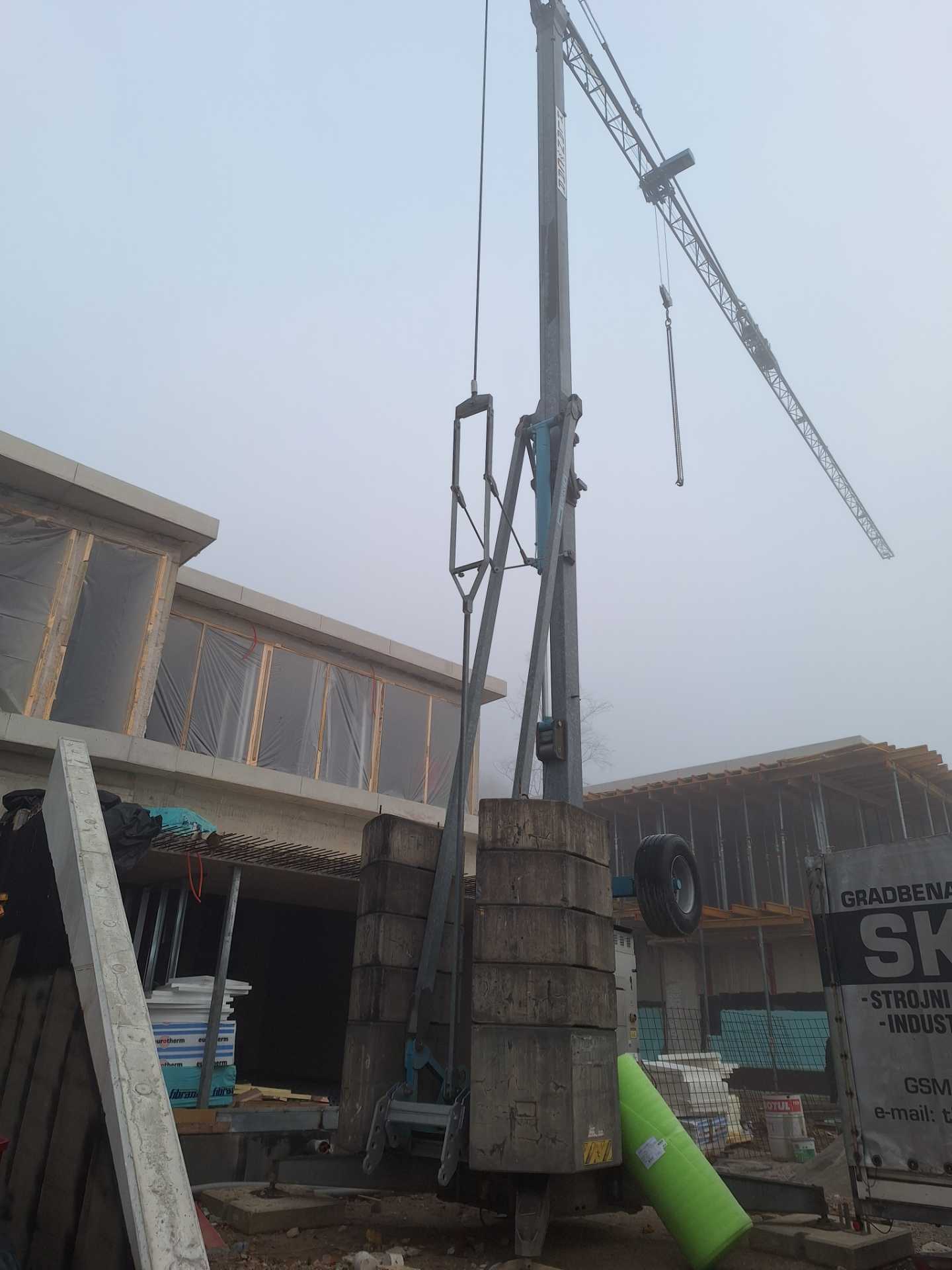 Vicario 187.7, samopostavljivi gradbeni žerjav - slika 3
